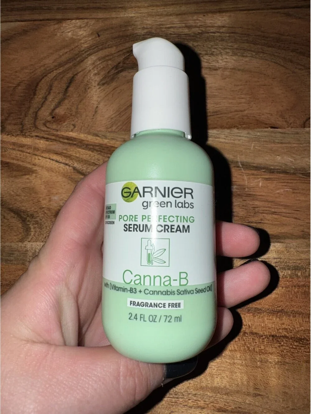 Set of 4 Garnier Green Labs CannaB Pore Perfecting Serum Cream 2.4 oz Rare HTF